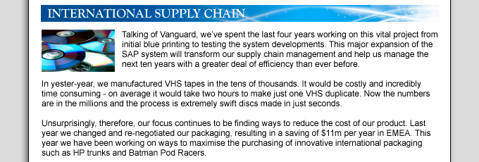 WARNER HOME VIDEO INTERNATIONAL NEWSLETTER SEPTEMBER 2008